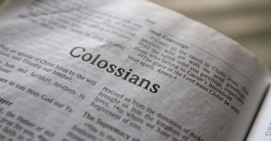 The Book of Colossians